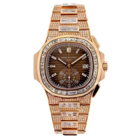 patek philippe nautilus gold diamond